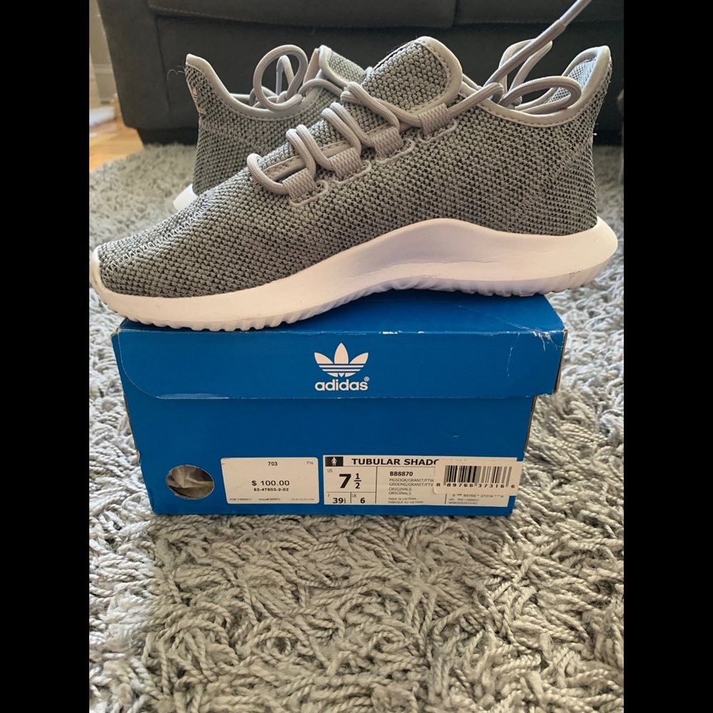 Adidas tubular shadow knit size 7 1/2 sneakers